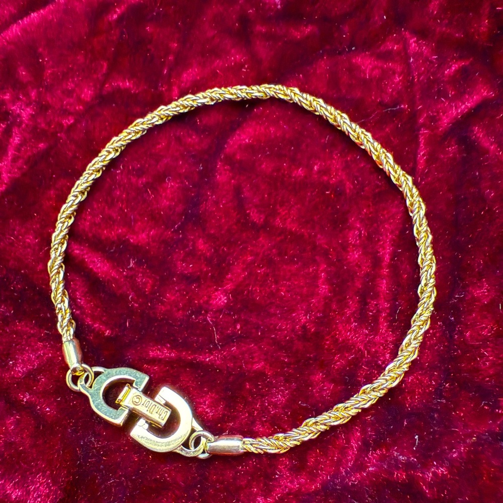 Christin Dior Twisted-Rope Bracelet